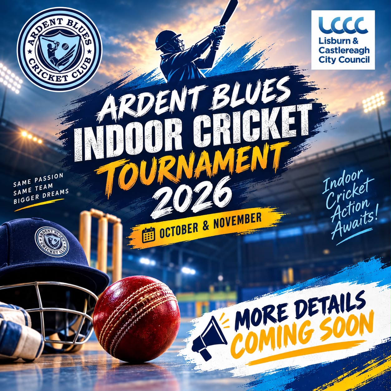 🏏🔥 ARDENT BLUES INDOOR CRICKET TOURNAMENT 2026 🔥🏏